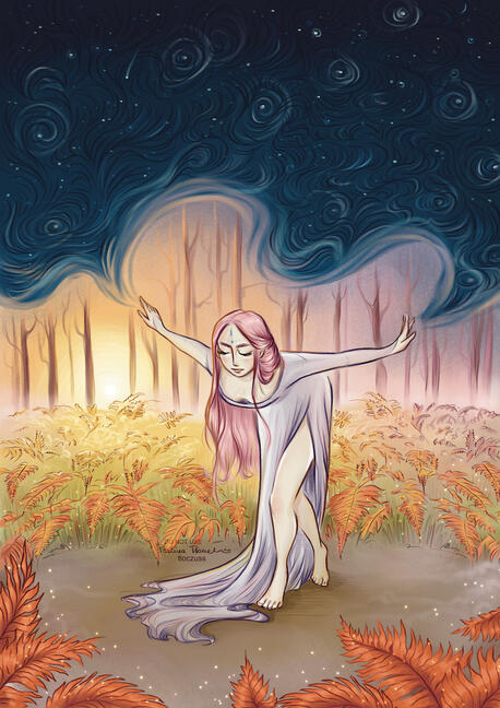 Digital Artwork - How the Stars Came to Be