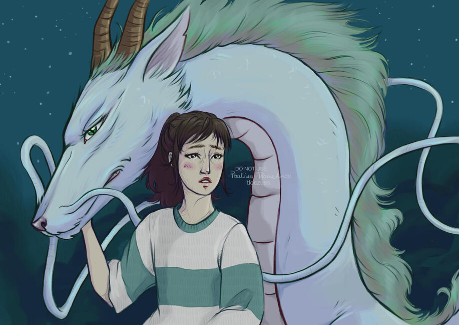 Digital Artwork - Spirited Away Fanart