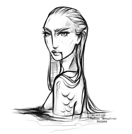 Digital Illustration - Water Nymph