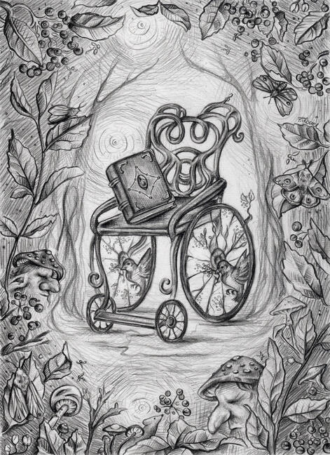 Interior Book Illustration - Commission for "A Daughter of the Trolls" by McKenzie Catron