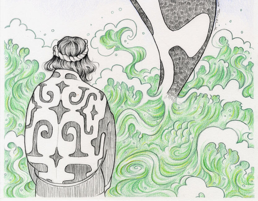 Pencil and Coloured Pencils - Commission for Pilsudski Institute of London